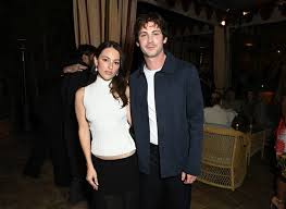 Logan Lerman, Analuisa Corrigan share first look at their wedding