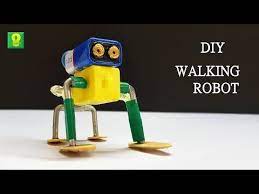 5 How To Make Cute Walking Robot Simple Diy Robot Youtube Diy Robot Easy Diy Make A Robot