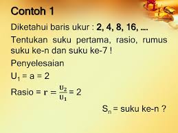 Tolong dijawab pakai cara kerja Barisan Dan Deret Geometri Ppt Download