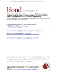 Masurile din oug 114/2018 sunt teoretic pt angajați, nu pentru angajatori. Pdf Enhanced Phosphorylation Of Nbs1 A Member Of Dna Repair Checkpoint Complex Mre11 Rad50 Nbs1 Can Be Targeted To Increase The Efficacy Of Imatinib Mesylate Against Bcr Abl Positive Leukemia Cells
