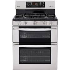 gas range double oven