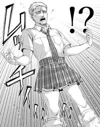 Reiner in Skirt | Attack on titan fanart, Attack on titan funny, Attack on  titan