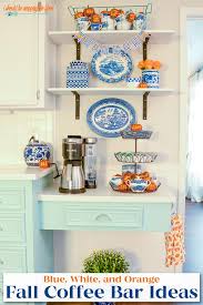 Such a great way to add flare to your small space. Small Coffee Bar Ideas For Fall I Should Be Mopping The Floor