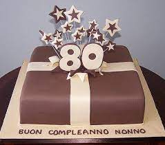 80th Birthday Package Cake Torte Di Compleanno Torte Di Compleanno Uomo Torta Uomo
