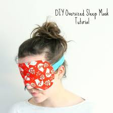 Download free sleep mask pattern / template. How To Sew A Simple Oversized Sleep Mask So Sew Easy