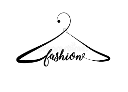 Photo About Creative Fashion Logo Design Vector Sign With Lettering And Hanger Symbol Logotype Calligrap Fashion Logo Design Clothing Brand Logos Hanger Logo
