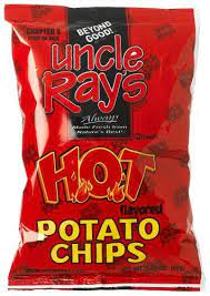 Uncle Ray S Hot Favorite Hot Potato Chips Potato Chips Chips Hot Chip