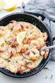 Creamy Parmesan Garlic Shrimp Pasta Is The Perfect Quick And Easy Meal That Is On The Dinner Table In L Garlic Shrimp Pasta Garlic Shrimp Pasta Recipes Recipes