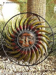 Maybe you would like to learn more about one of these? Large Round Metal Sun Wall Decor Rustic Garden Art Indoor Outdoor Patio Backyard 129 99 Picclick