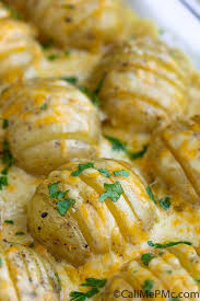 An Easy And Delicious Recipe For Cheesy Garlicky Crazy Delicious Hasselback Scalloped Potatoes Potato Recipes Side Dishes Potato Side Dishes Side Dishes Easy