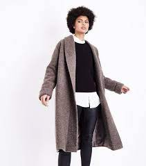 Trouvez votre style de veste parmi un grand choix de blousons et parkas pour femme. Manteau Style Kimono Long Ecru Effet Marbre Brosse New Look