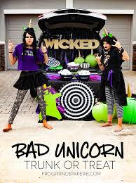 Trunk Or Treat Ideas Bad Unicorns Frog Prince Paperie Check out our unicorn cricut selection for the very best in unique or custom, handmade pieces from our digital shops. trunk or treat ideas bad unicorns