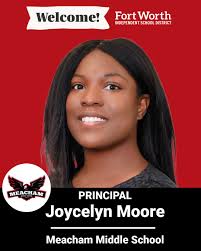 🎉 Join us in welcoming Joycelyn Moore as the new Principal of Meacham  Middle School! With 18 years in education and a strong background as an  instructional coach and school leader in