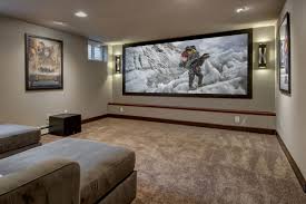 Beautiful basement theater room with black shade color. Pin On Architecture