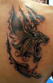 Geometric wolf tattoo is an extremely popular tattoo. Werewolf Tattoo By Gittson On Deviantart
