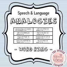 These speech and articulation worksheets are free to download as support material to the related articles found on this site, and they are intended for use in your home or therapy setting to help your child. Speech Therapy Activities Analogies Worksheets Tpt