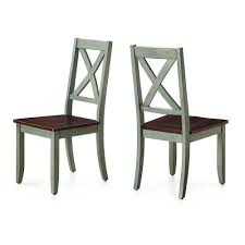 Better Homes Gardens Maddox Crossing Dining Chairs Set Of 2 Dark Seafoam Finish Walmart Com In 2020 Dining Chairs Rustic Dining Room Chairs Solid Wood Dining Chairs