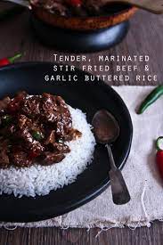 Stir Fried Garlic Beef Salpicao Garlic Rice Garlic Rice Food Salpicao Recipe