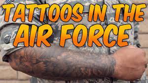 I heard firing outside the airport door. Can I Have Tattoos In The Air Force United States Air Force Youtube