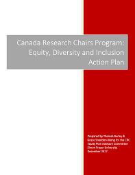 Https Www Sfu Ca Research Sites Default Files 2019 10 Sfu 20crc 20equity 2c 20diversity 2c 20and 20inclusion 20action 20plan Pdf