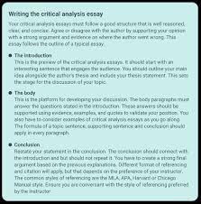 Have you ever wondered what it was like behind the scenes while watching one of your favorite movies of all time? Critical Analysis Essays Essaymin