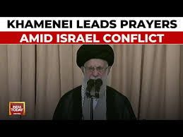 Iran's Supreme Leader Ali Khamenei Emerges, Leads Friday Prayers Amid  Israel Tensions | India Today - YouTube