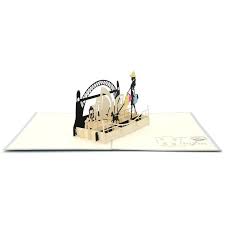 Sydney Girl Pop Up Card Pop Up Birthday Card 3d Card High Quality Wholesale Custom New Designs Pop Up Cards Pop Up Cards