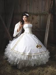 White With Gold 15 Dress Quinceanera Dresses Mariachi Quinceanera Dress 15 Dresses