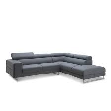 All in the most delectable fabrics, finest wood grains, and beautiful colors. Design Rechts Sofa 5 Platze Mit Meridian Mathis In Stoff Dunkelgrau