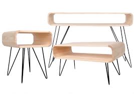 Its spacious top and stretcher shelf below offer ample space for display pieces. Xlboom Metro Tables Timber