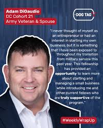 This #WeeklyWrapUp is brought to you by DC Cohort 21 Army veteran and  spouse, Adam DiGaudio! A big thanks to this week's learning lab partner,  The Profitable Idea with Cindy Flanders and