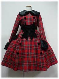Schoolgirlcoat Blackxred 0 Jpg Tartan Fashion Plaid Fashion Tartan Dress