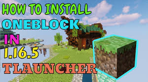 It adds a question mark printed block to the game and once or something devastating like a block of lava and fire: How To Download Install Oneblock In Tlauncher 1 16 5 Minecraft Oneblock Mod Map For Tlauncher Youtube