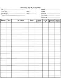 A sample football score sheets or a football score sheet template can be used by any football fan. Football Score Sheets