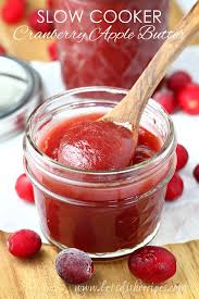 slow cooker cranberry apple butter