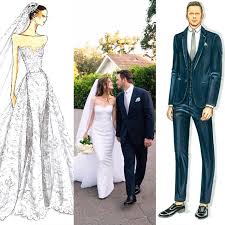 Abito da sposa misura 48/52 ( l'abito si adatta al fisico grazie alle stringe in questo caso color ecru ma si possono mettere di qualsiasi colore ) bianco abito bimbo giorgio armani blu scuro composto da pantalone e giacca prezzo 250 € trattabili possibilità di vendere gli abiti singolarmente. Chris Pratt E Katherine Schwarzenegger Sposi In Giorgio Armani