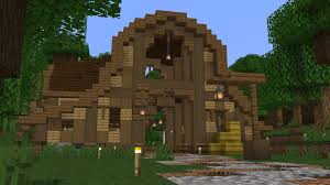 The interior is complete along with the barn which has some horse stalls. Rustic Survival Barn Minecraft Map