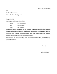 Anda pun bisa menggunakan contoh surat izin tidak masuk kuliah karena tugas kantor di bawah ini. 25 Contoh Surat Izin Tidak Masuk Kuliah Terlengkap Contoh Surat