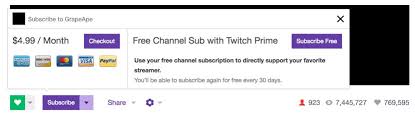 How much is a twitch prime sub. Twitch A Twitter Which Streamer Have You Used Your Free Twitch Prime Subscription On Learn More About How To Use Yours Here Https T Co V8nmh59sdp Https T Co Oiuz60waa3