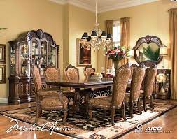 Windsor Court Rectangular Dining Room Set Aico Furniture Jpg 976 768 Dining Room Images Formal Dining Room Furniture Dining Table Setting
