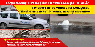 Conducte Apa Tg Neamt Ziar Targu Neamt