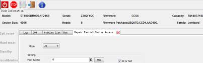Can chkdsk be used to repair it or is there any other software. How To Use Seagate Lm Partial Sector Access Of Dfl Seagate Firmware Repair Tool Dolphin Data Lab