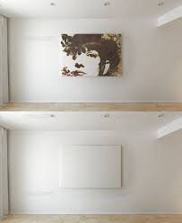 Canvas Mock Up In House This Psd File Uses Smart Object Feature So You Can Replace The Mock Up Content Easily Free Canvas Canvas Frame Photoshop Mockup Free