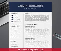 Adding a professional sheen to your application couldn't be easier. Simple Cv Templates For Ms Word Cover Letter And Reference Clean Resume Template Modern And Professional Cv Template 1 2 3 Page Cv Template Design Instant Download Thecvtemplates Co Uk