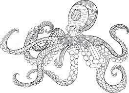 Some tips for printing these coloring pages: Zentangle Octopus Coloring Pages Novocom Top