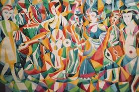 Latest background collection of maa saraswati images, maa saraswati photos, maa saraswati pictures gallery available in 1024x768. Carnival On Saraswati Puja Painting By Barindam Bose Artmajeur