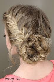 I've got you another quick and easy style. Fishtail French Braid Braided Bun