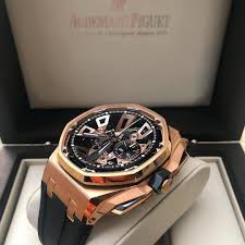 Audemars Piguet Royal Oak Offshore Tourbillon Chronograph 25th Anniversary Audemars Piguet Royal Oak Offshore Tourbillon 25th Anniversary In Rose Gold Tag Pric Audemars Piguet Kello