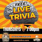 THURSDAY NIGHT TRIVIA event in Medina, OH