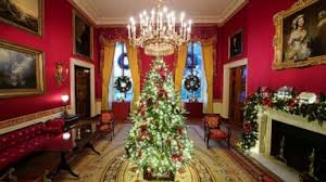 Find images of decoration ceiling. Photos White House 2020 Christmas Decorations Revealed Abc News